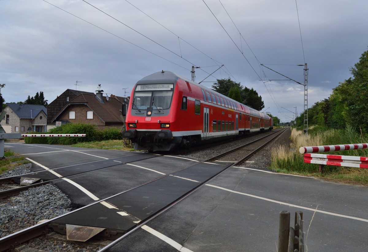 RB 27 am Bü Fürther Hecke in Gubberath am 15.7.2015