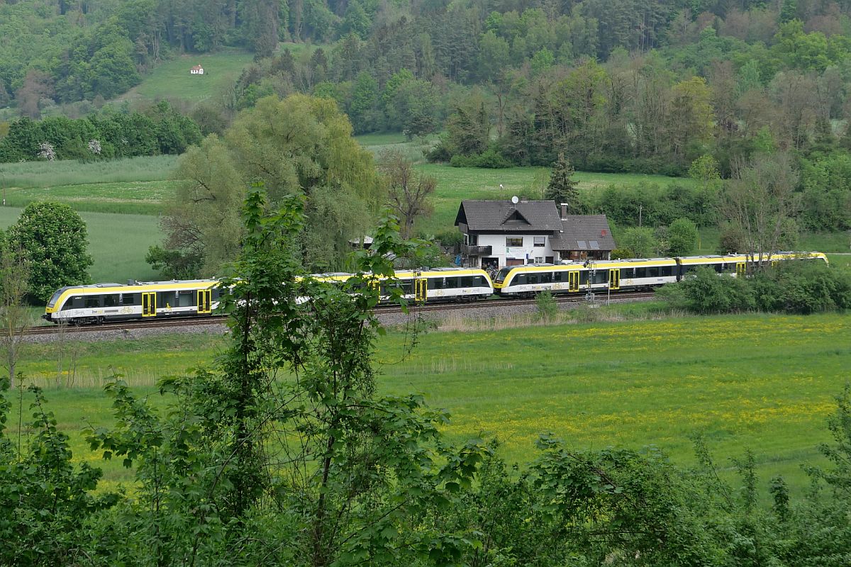 RB 31 / 17768, Friedrichshafen Stadt - Radolfzell, am 07.05.2022 bei Stahringen