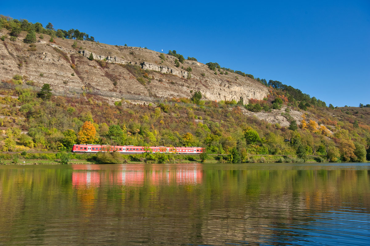 RB 58080 (Bamberg - Gemünden) bei Karlstadt, 12.10.2019