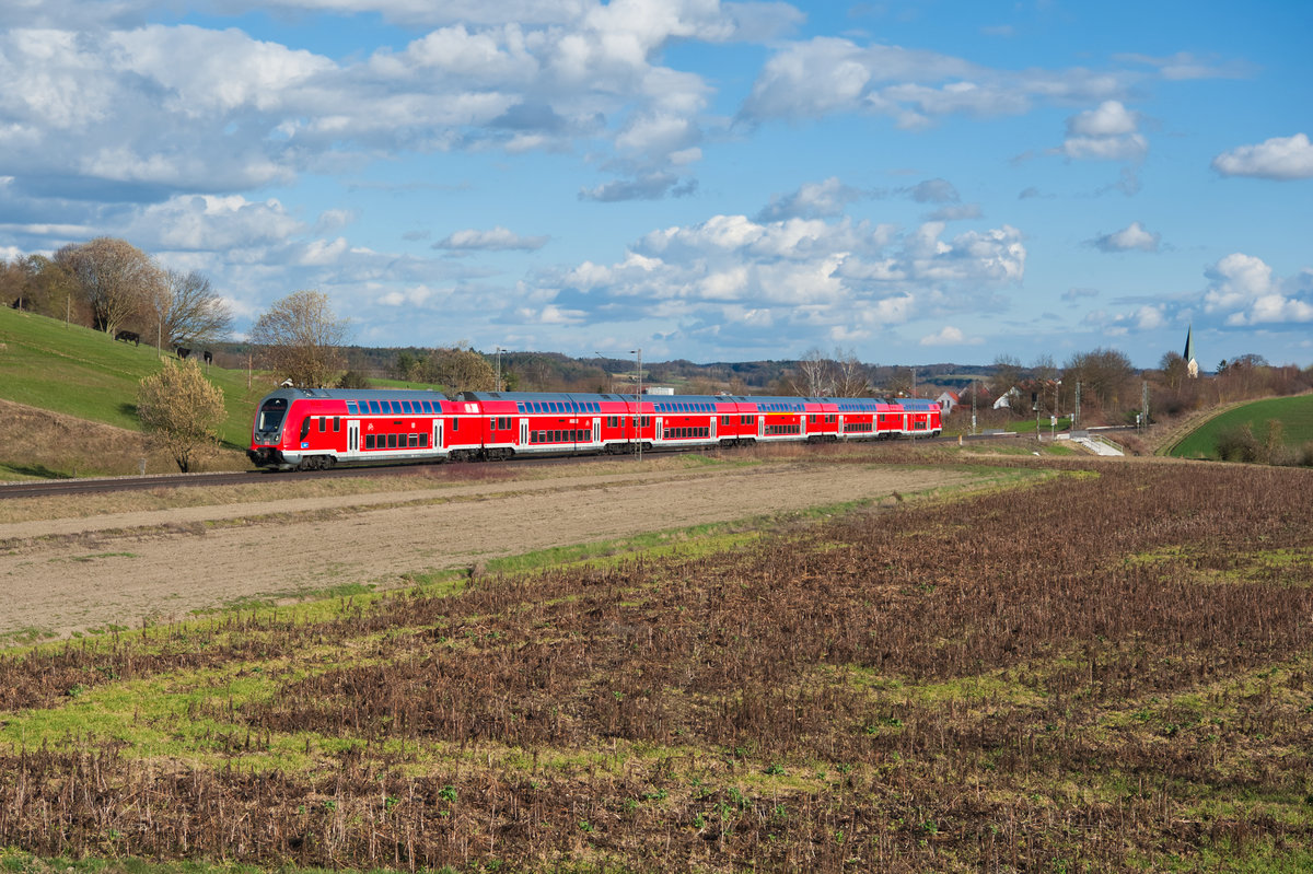 RB 59102 von München Hbf nach Nürnberg Hbf bei Fahlenbach, 18.03.2019