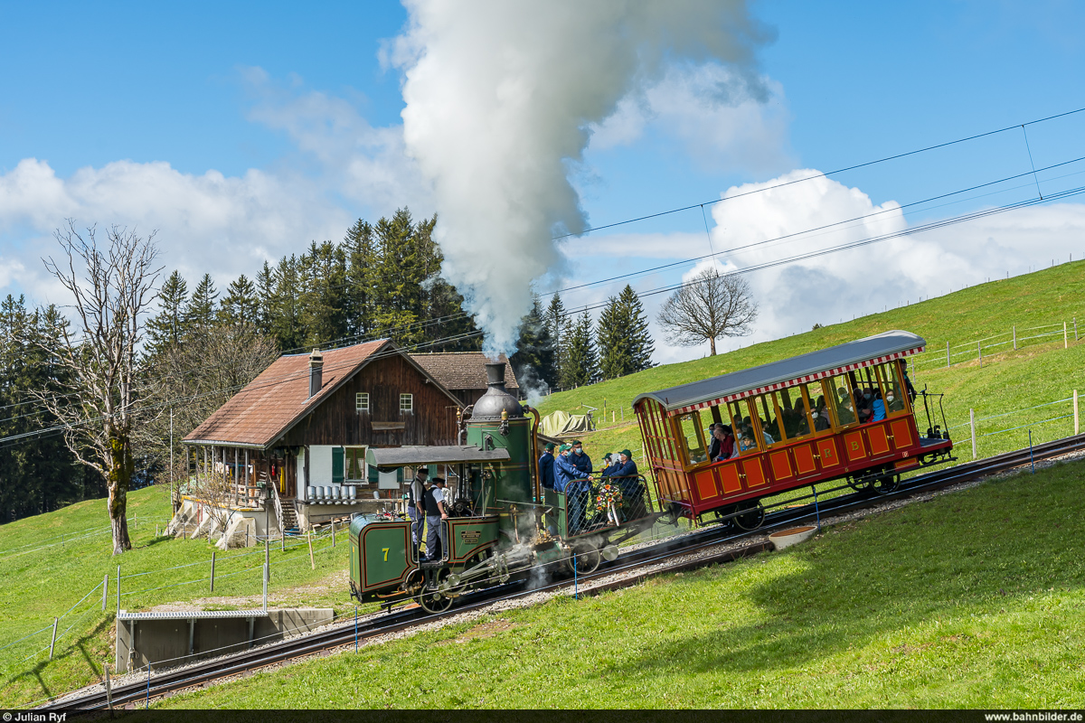 RB H 1/2 7 / Rigi Staffelhöhe, 23. Mai 2021