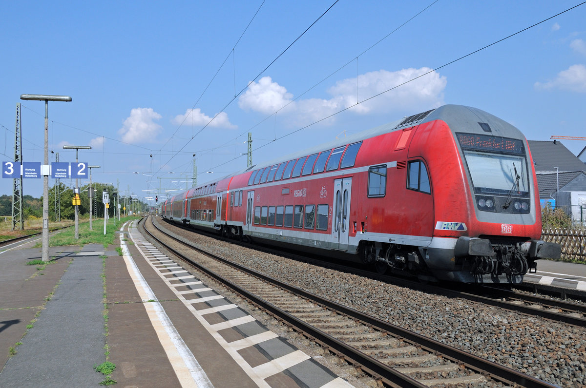 RB60 richtung Darmstadt @ Bickenbach (Bergstraße) am 10.09.2016