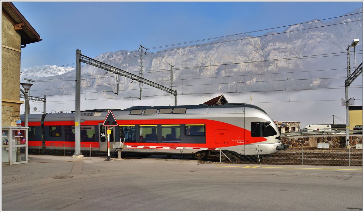 RBDe 526 Sç nach Sargans in Mühlehorn. (11.04.2017)
