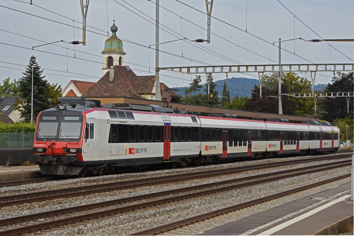 RBDe 560 286-7, auf der S29, wartet beim Bahnhof Rupperswil. Die Aufnahme stammt vom 25.09.2021.