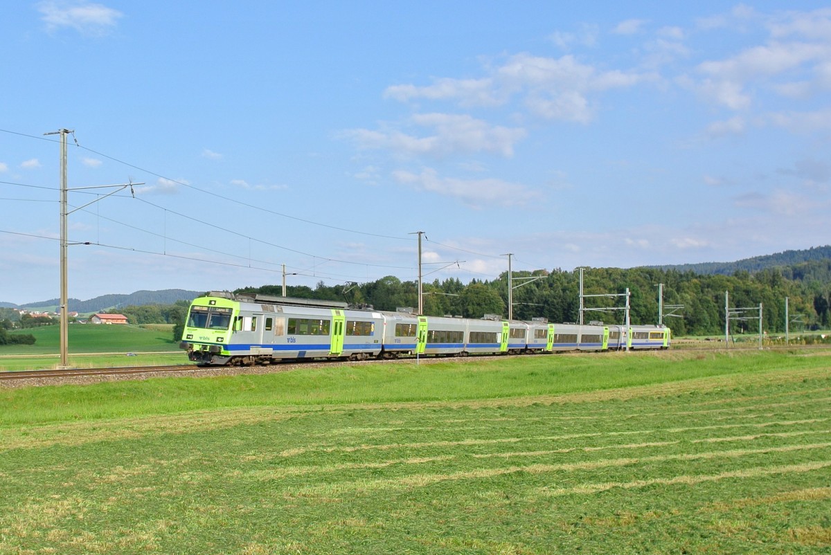 RBDe 565 723-4 als S2 15266 bei Worb SBB, 08.09.2015.