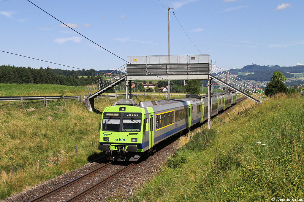 RBDe 565 980 am 28.06.2015 bei Tägertschi.