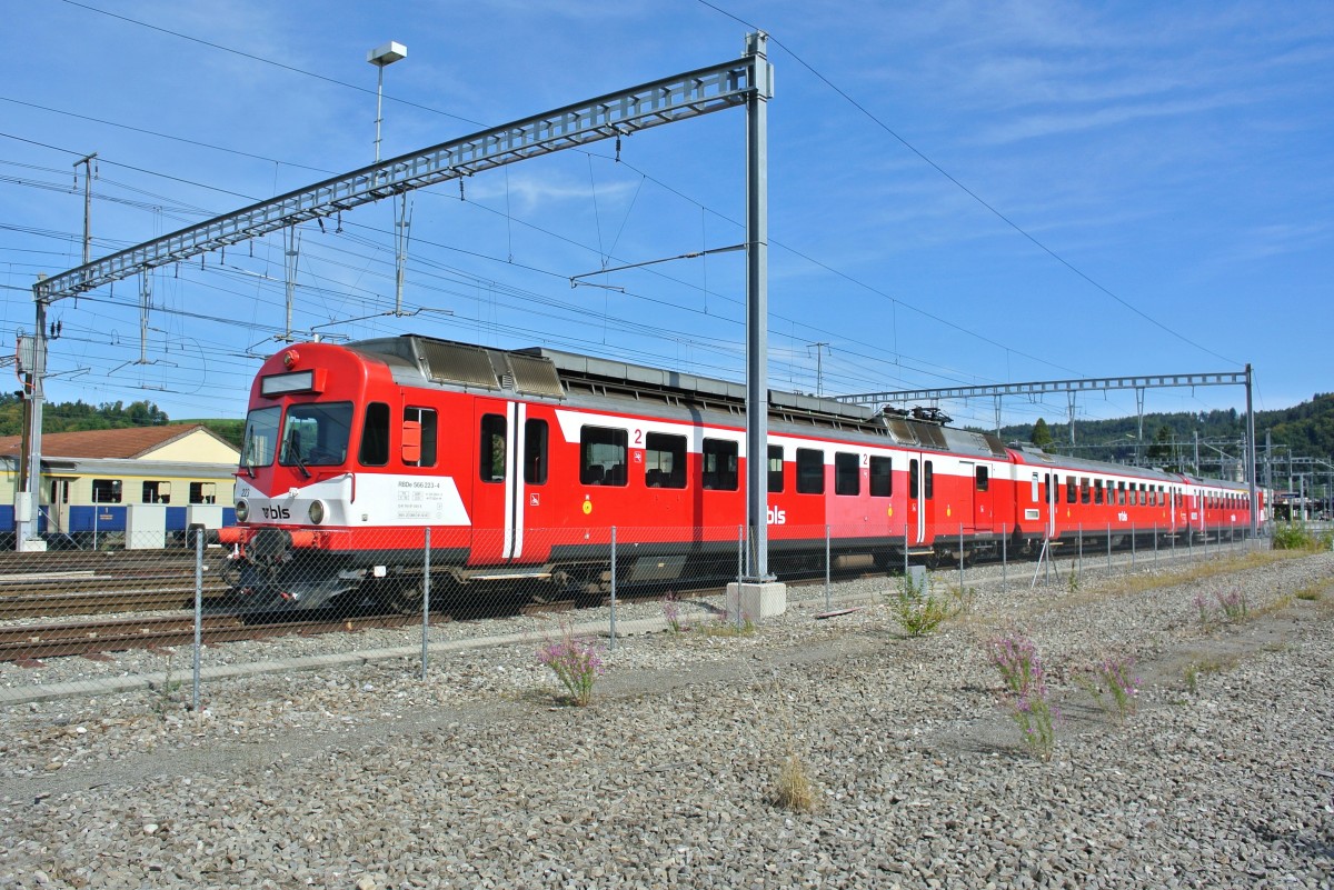 RBDe I 566 223-4 abgestellt in Burgdorf, 21.09.2013. 