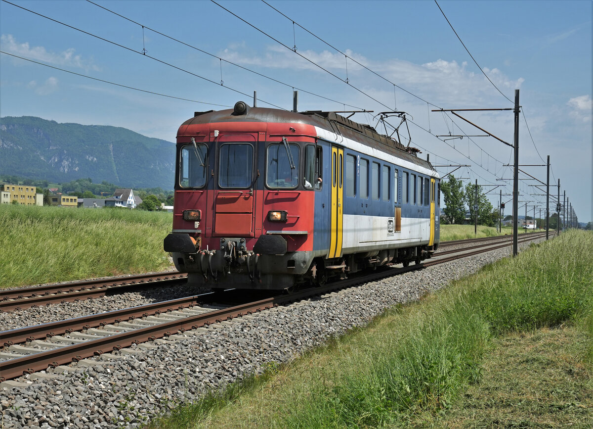RBe 540 074-2, ehemals OeBB/SBB bei Grenchen am 20. Mai 2022.
Foto: Walter Ruetsch