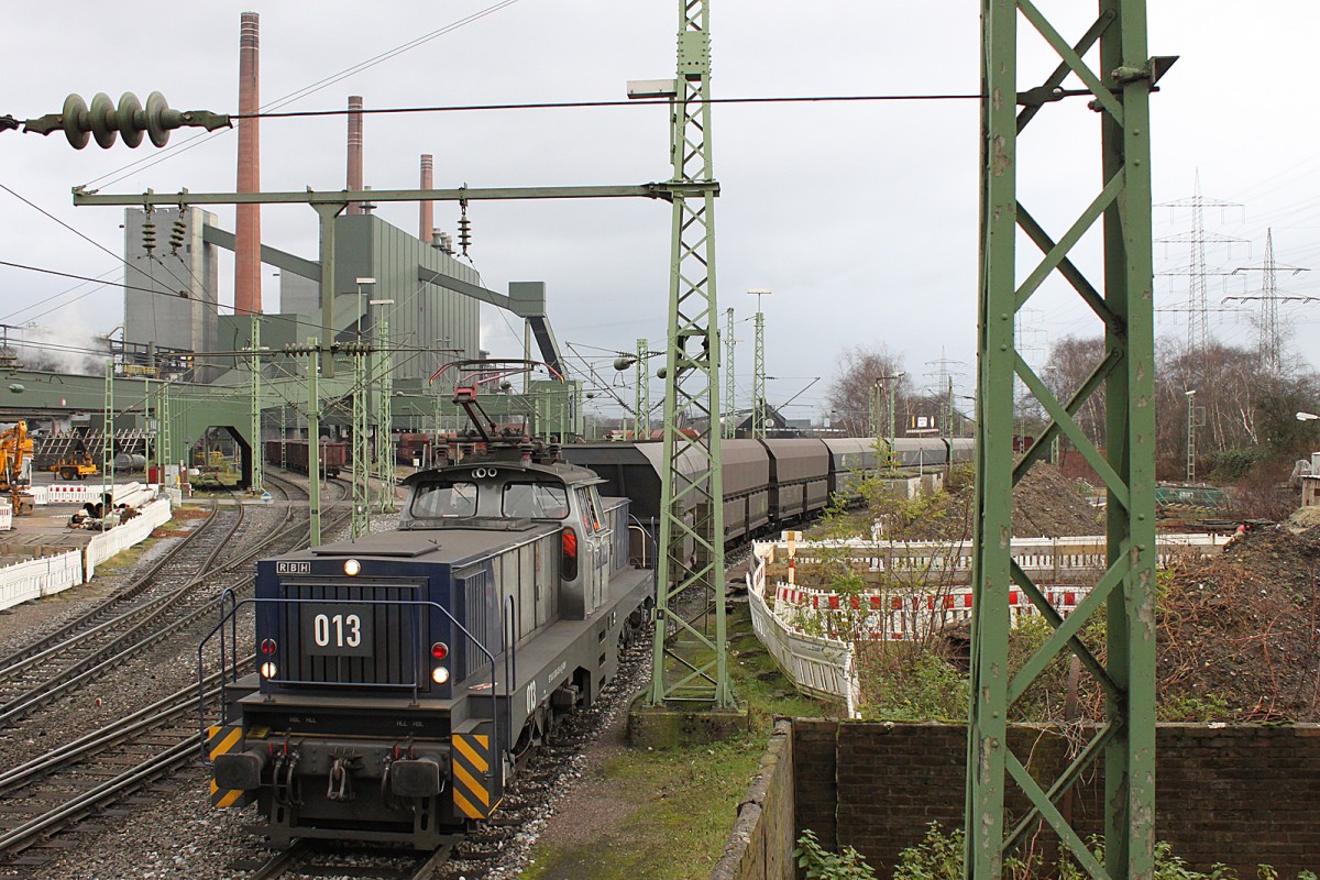 RBH 013 am 25.12.14 an der Kokerei Prosper.