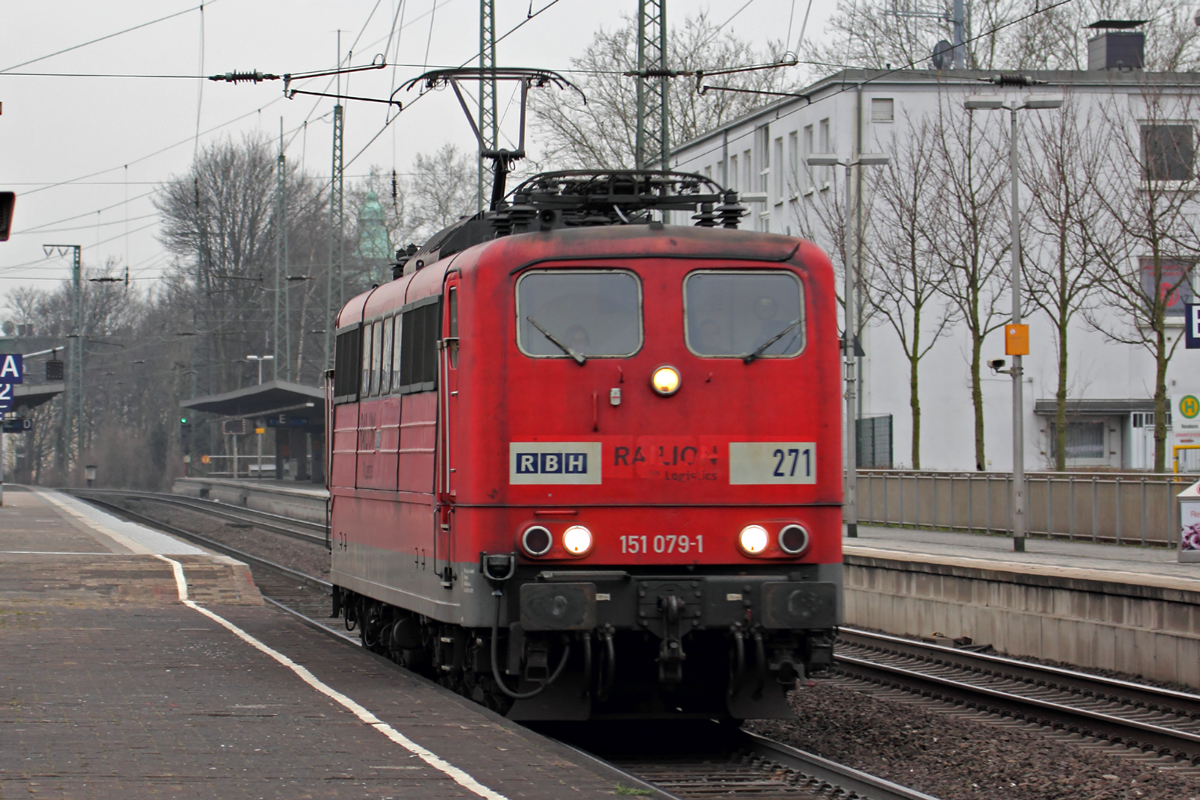 RBH 271 (151 079-1) in Recklinghausen 7.3.2014