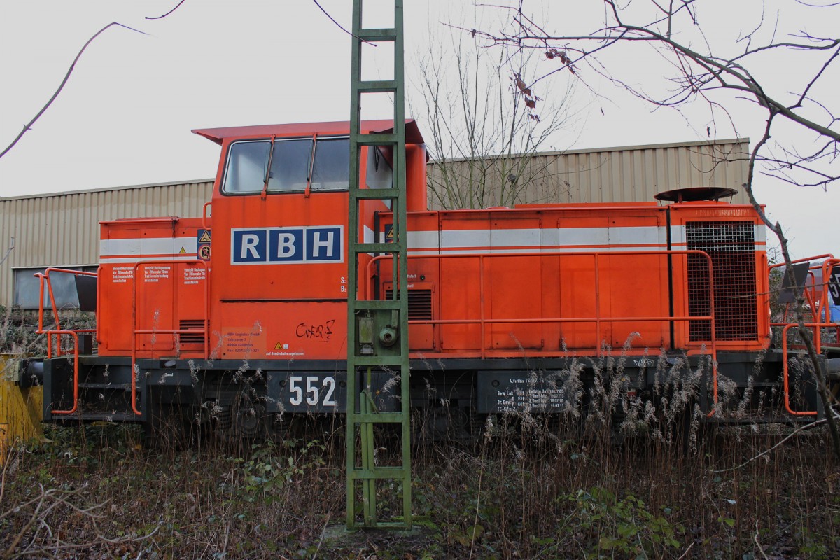 RBH 552 am 11.1.14 in Marl.Der Mast stand leider etwas ungünstig.