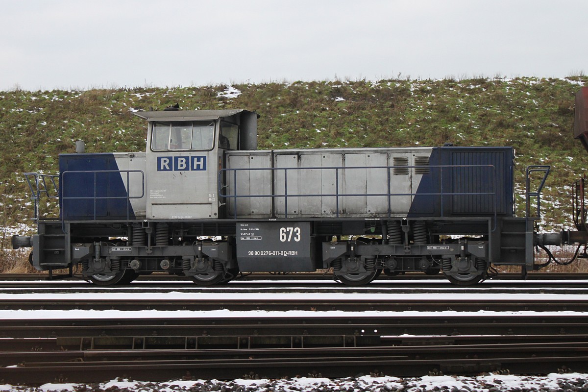 RBH 673 am 30.12.14 in Marl.