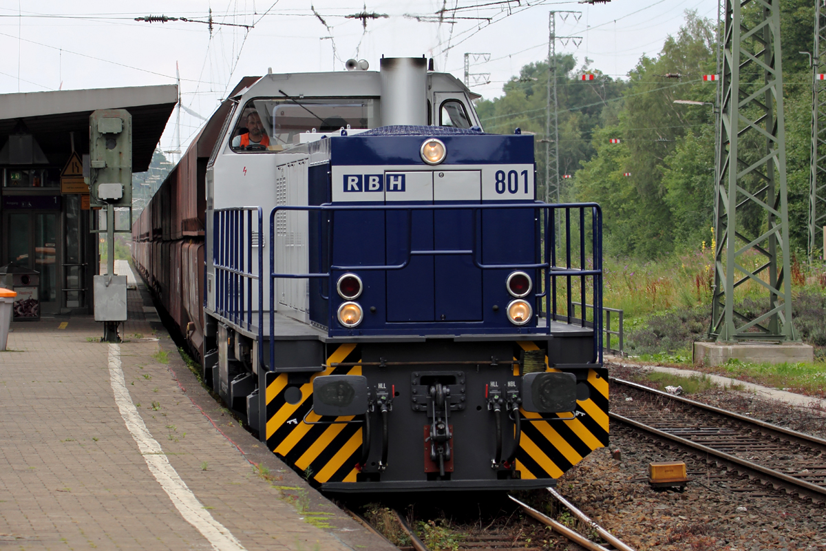 RBH 801 im neuen Farbenkleid in Recklinghausen 25.7.2014