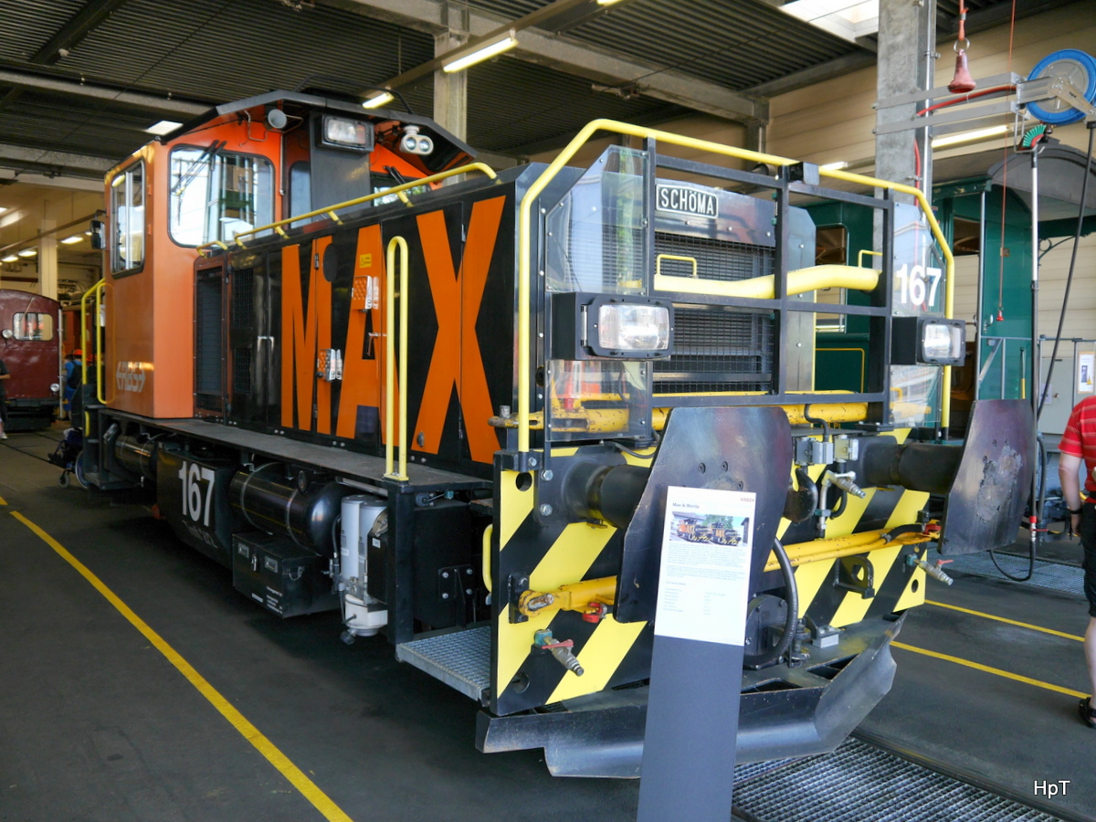 RBS - 100 Jahr Feier Tmf 2/2  167 im Depot in Solothurn am 27.08.2016 
