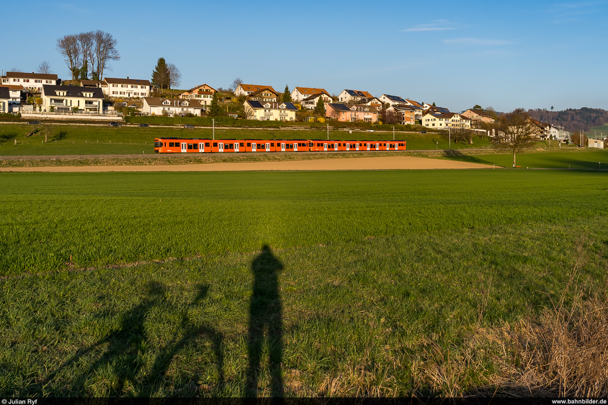 RBS Be 4/10 / Stettlen, 19. März 2026<br>
S7 Bern - Worb Dorf