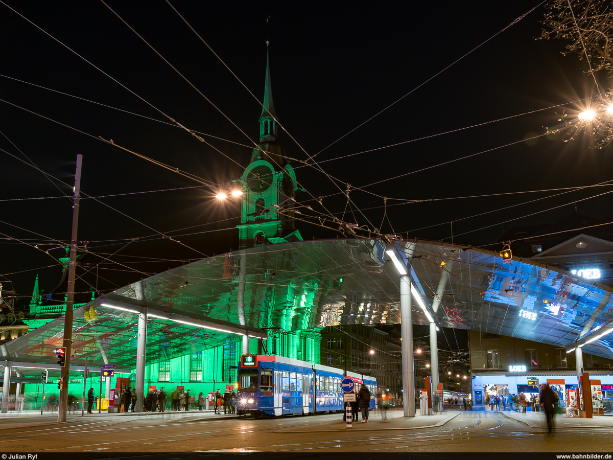 RBS Be 4/10 89 / Bern Bahnhof, 18. März 2022<br>
6 Worb Dorf - Fischermätteli, Museumsnacht Bern