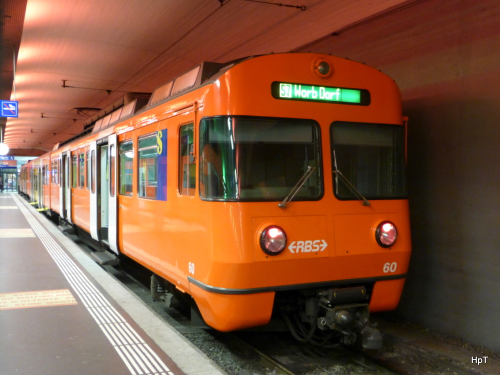 RBS - Be 4/12  60 im RBS Bahnhof Bern am 12.04.2014