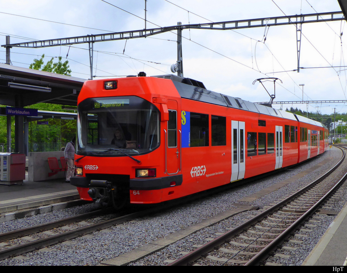 RBS - Be 4.12  64 unterwegs in Worblaufen am 18.05.2019