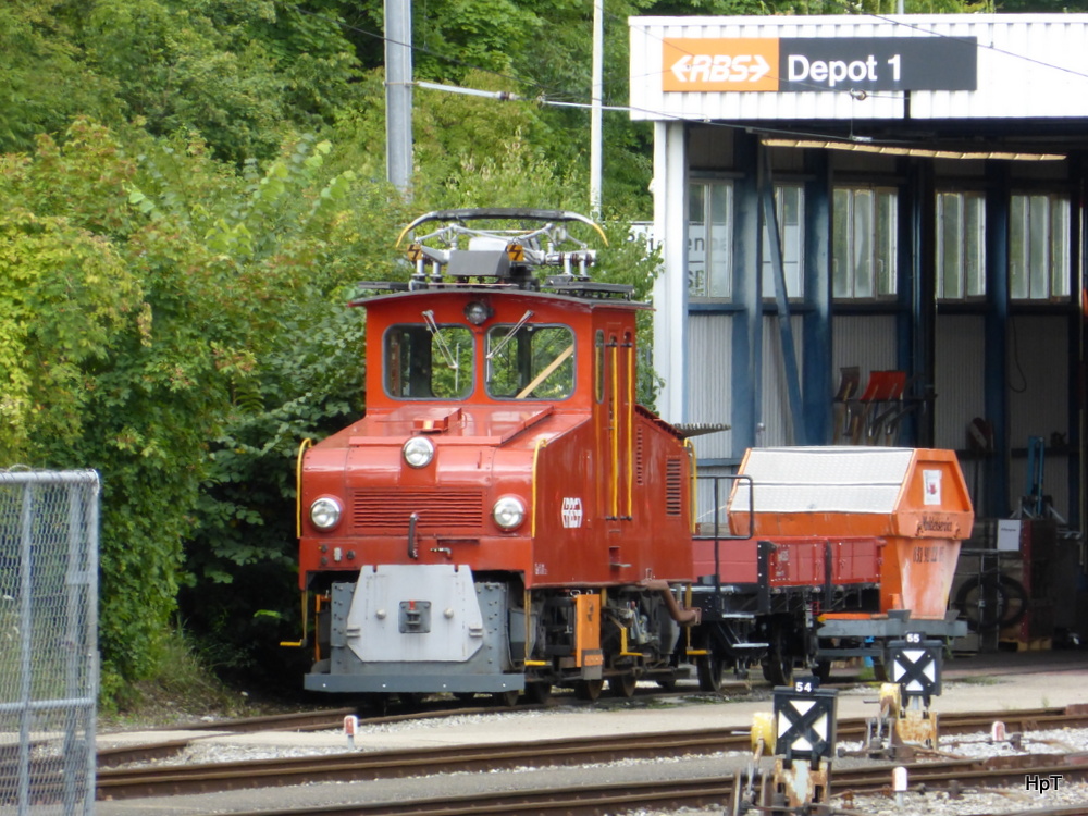 RBS - Ge 4/4 111 im Depot1 in Worblaufen am 29.07.2014