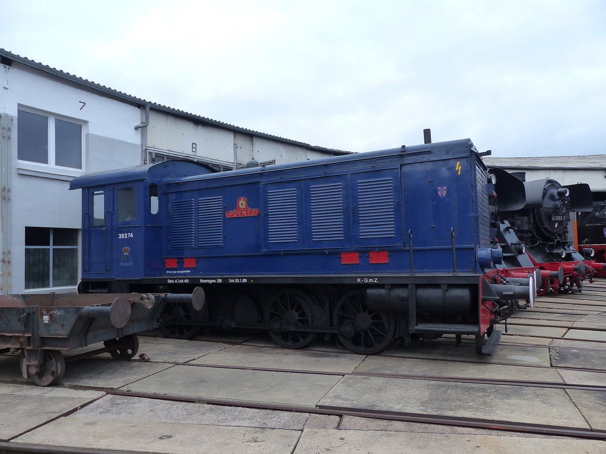 RCT 36274 (98 80 3 236 103-8 D-BWARN) am 03.02.2018 im Bw Arnstadt.