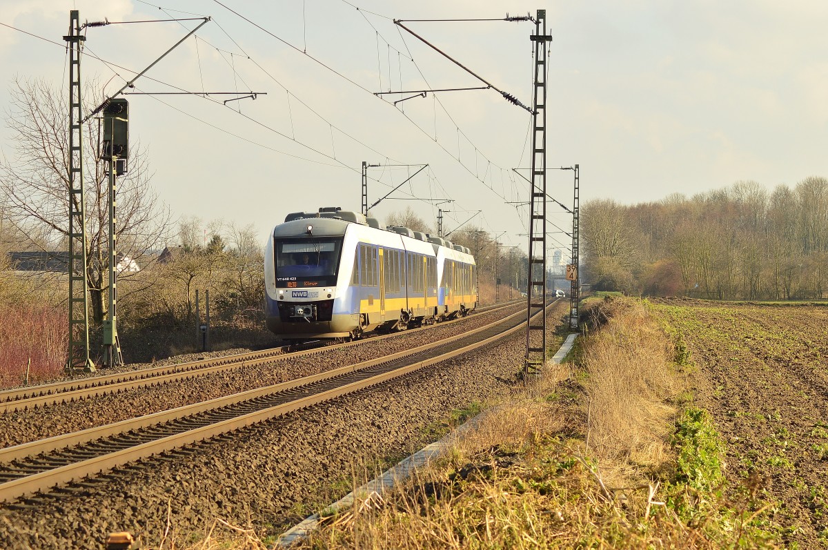 RE 10 nach Kleve geführt vom 648 424.22.2.2015
