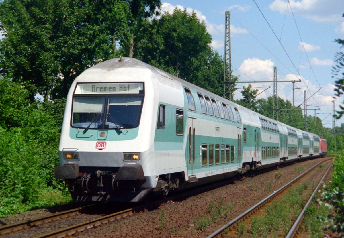 RE 24422 (Hamburg–Bremen) am 31.07.1999 in Hittfeld