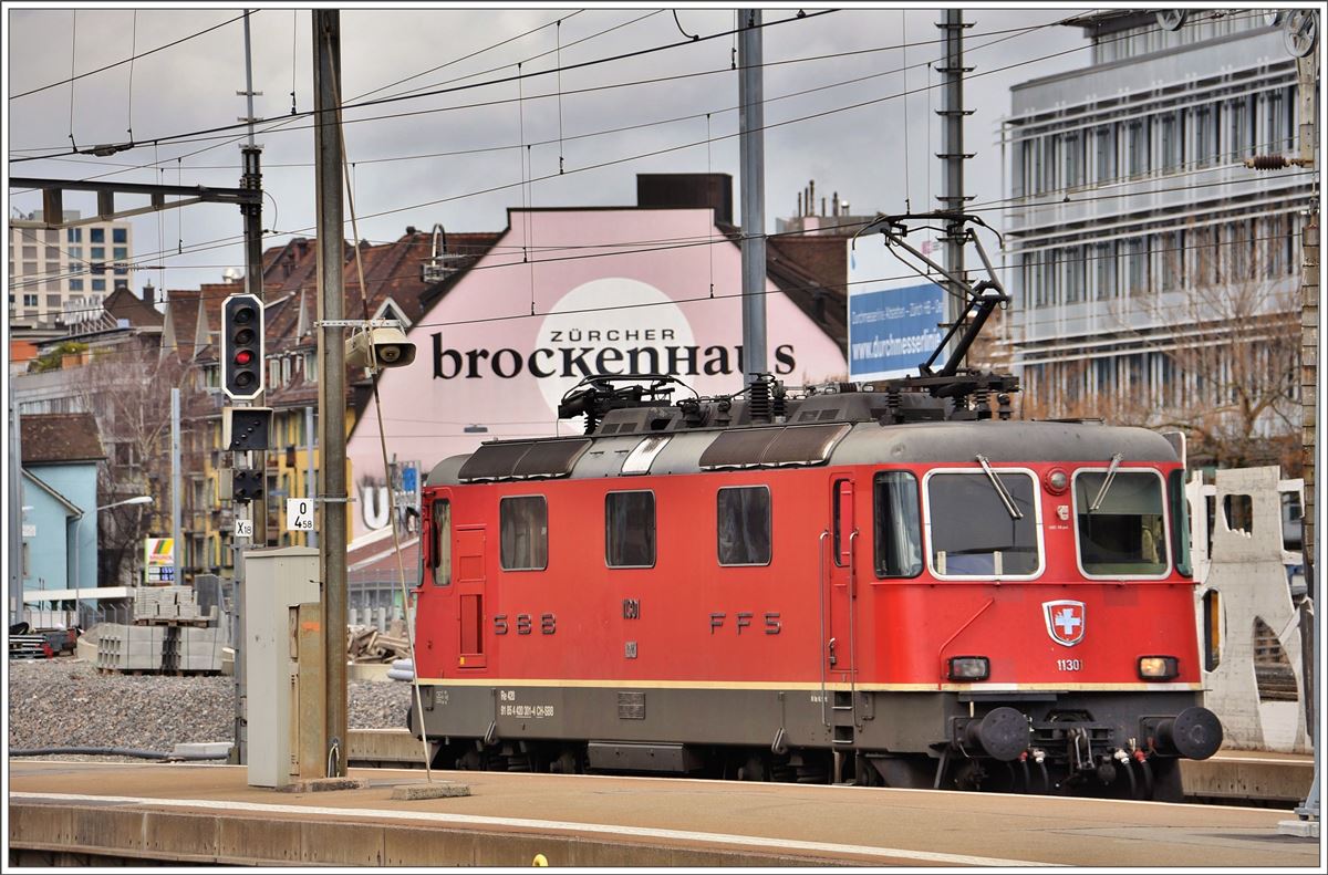 Re 4/4 II 11301 ist noch nicht fürs Brockenhaus bestimmt. (01.03.2017)