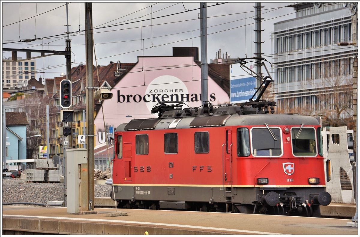 Re 4/4 II 11301 ist noch nicht fürs Brockenhaus bestimmt. (01.03.2017)