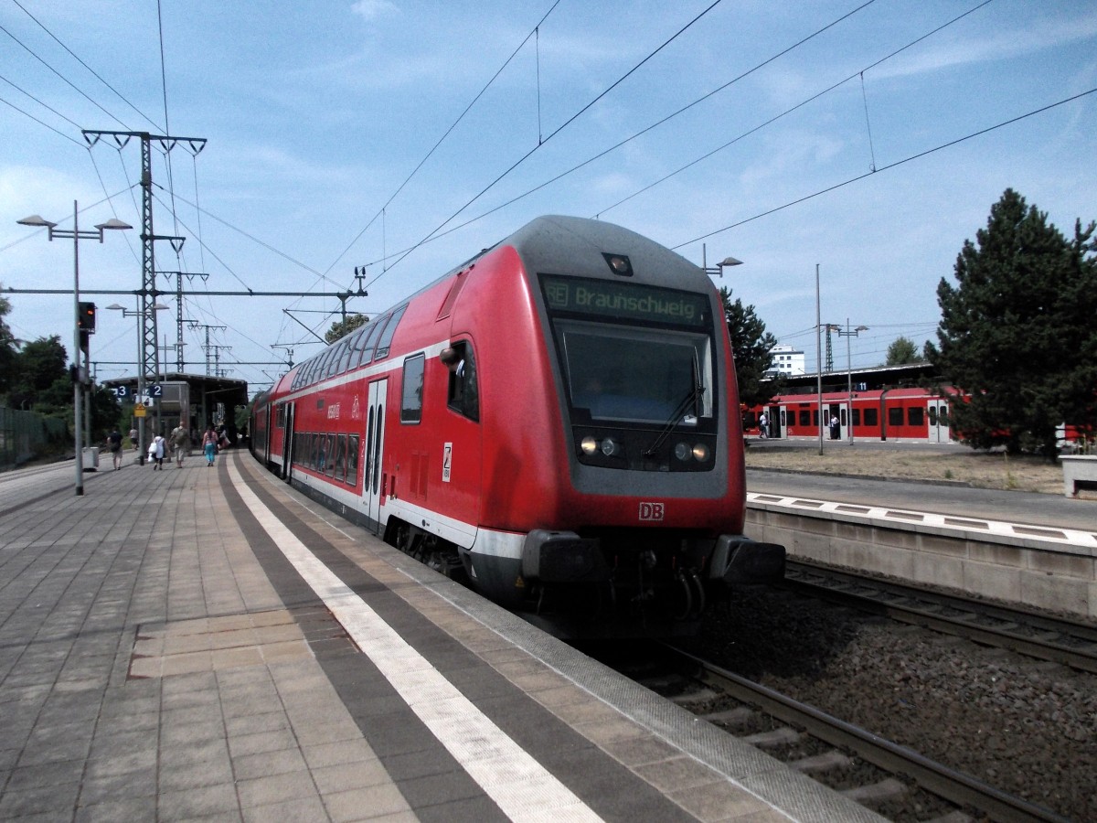 RE 4849 am 24.07.2013 in Lehrte.