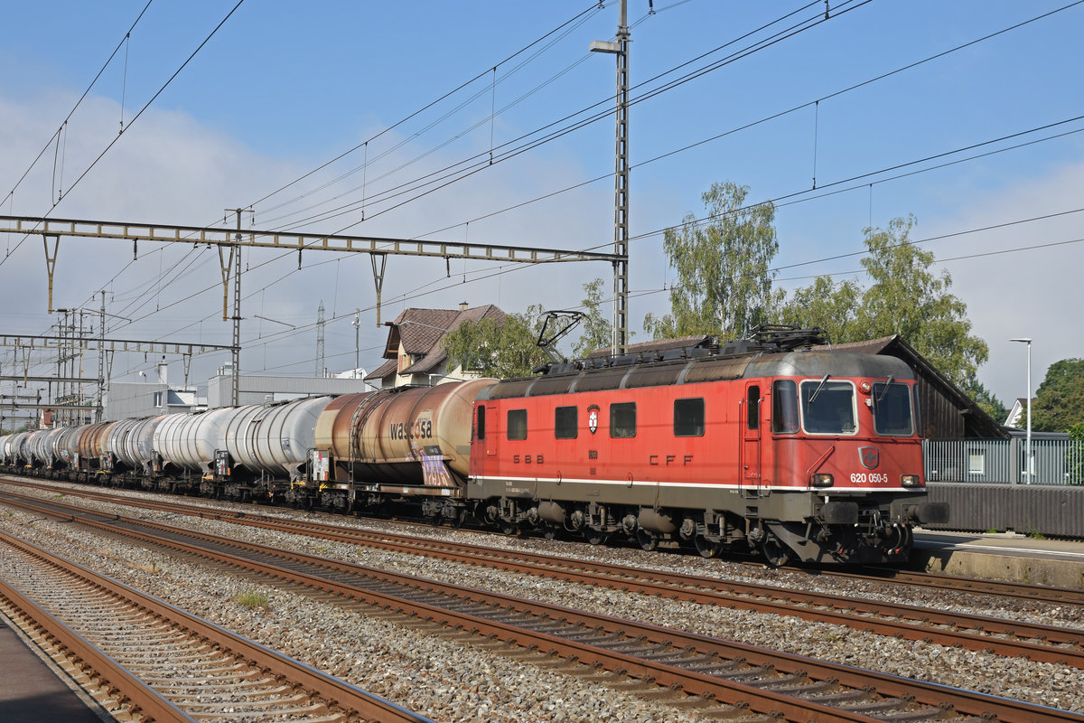 Re 620 050-5 durchfährt den Bahnhof Rupperswil. Die Aufnahme stammt vom 03.09.2019.