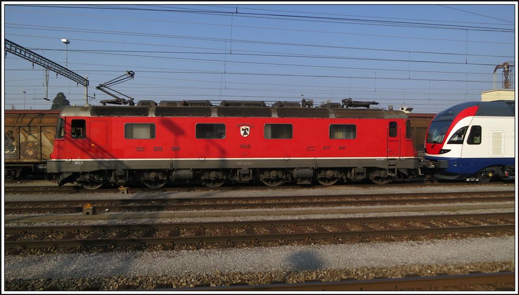 Re 620 11640  Münchenstein  in St.Margrethen. (14.03.2014)