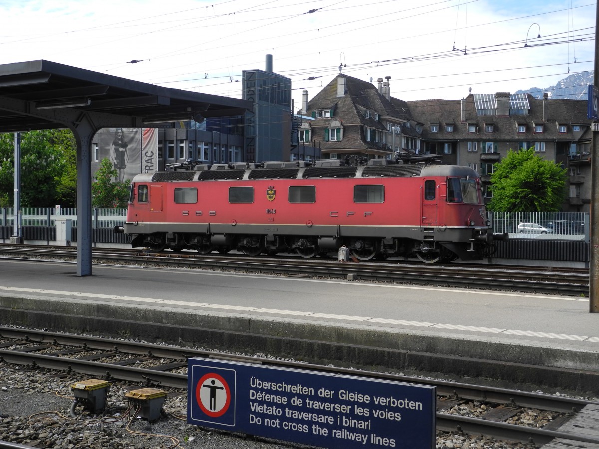 RE 6/6 11648 Aigle in Thun
10.05.14