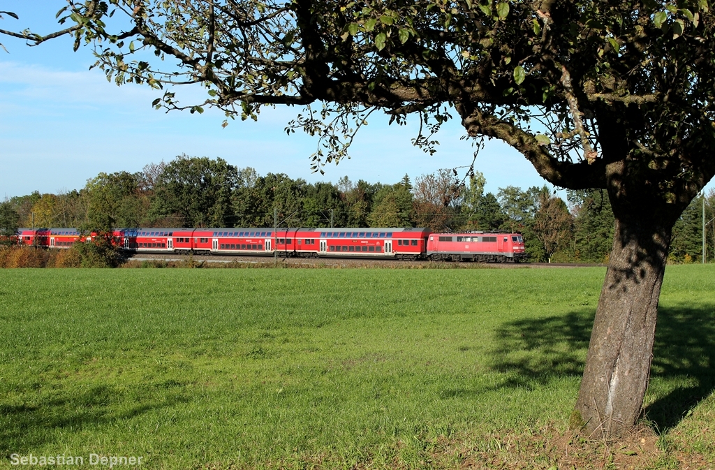 RE nach Mnchen am 13.10.13 bei Hilperting