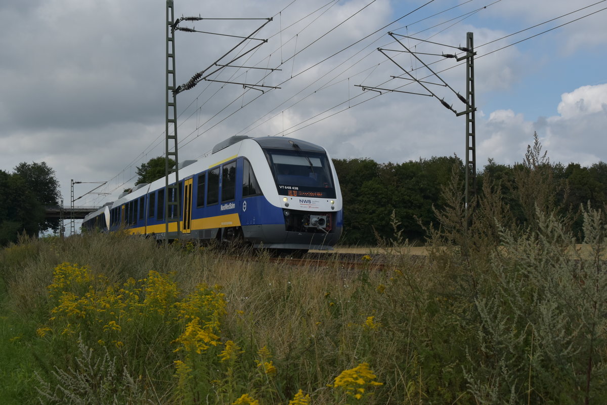 RE10 nach Düsseldorf bei Kaarst Broicherseite am Samstag den 5.8.2017