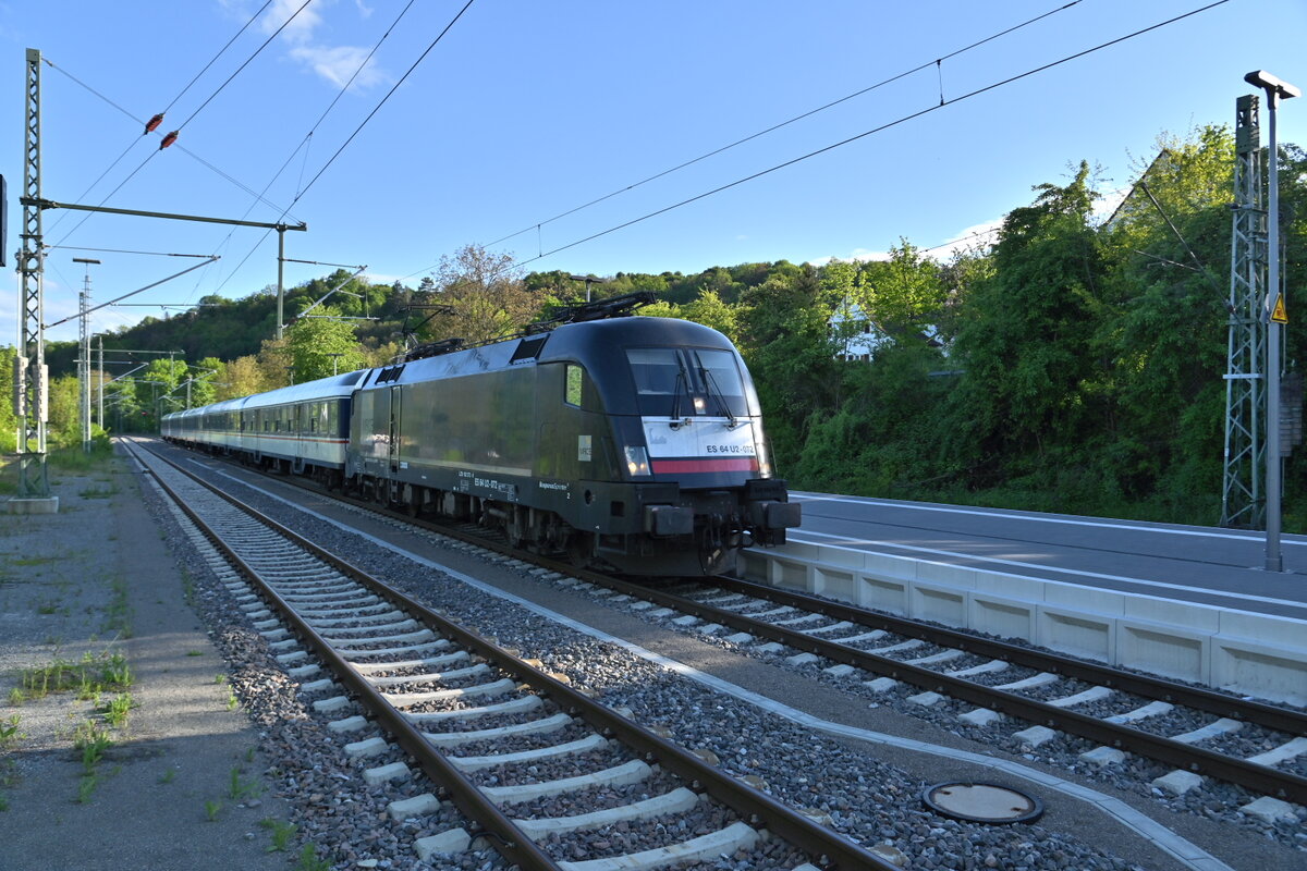 RE18 Ersatzzug nach Osterburken  in Möckmühl. 23.5.2021