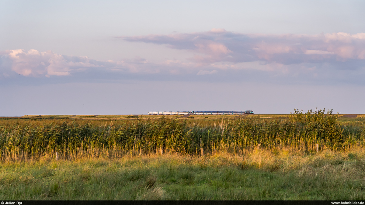 RE6 Westerland (Sylt) - Niebüll / Morsum, 23. August 2021