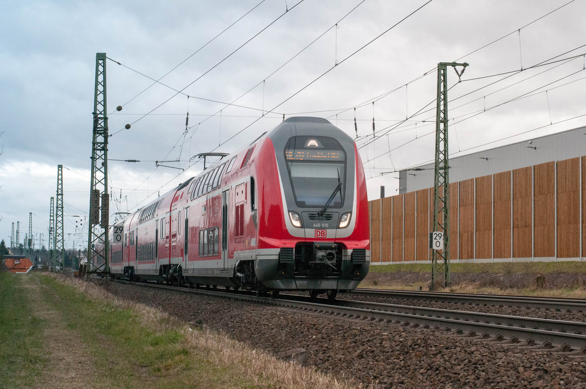 RE70 446 010  @ Biblis, 10.03.2018