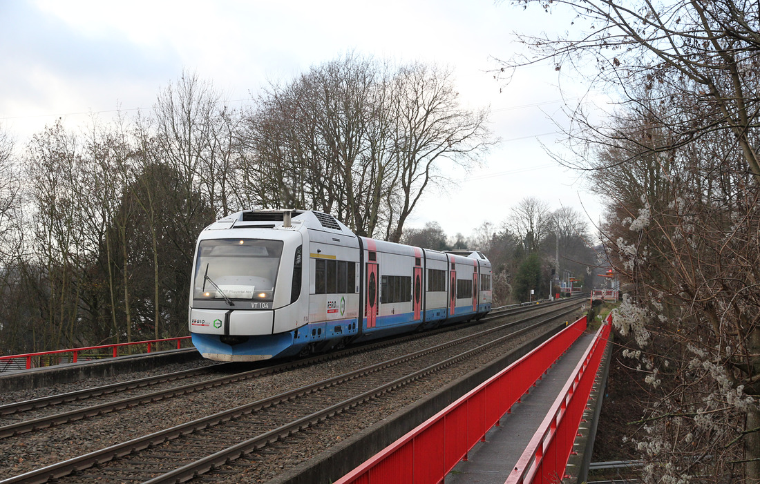 Regiobahn VT 104 // Erkrath // 25. Dezember 2020
