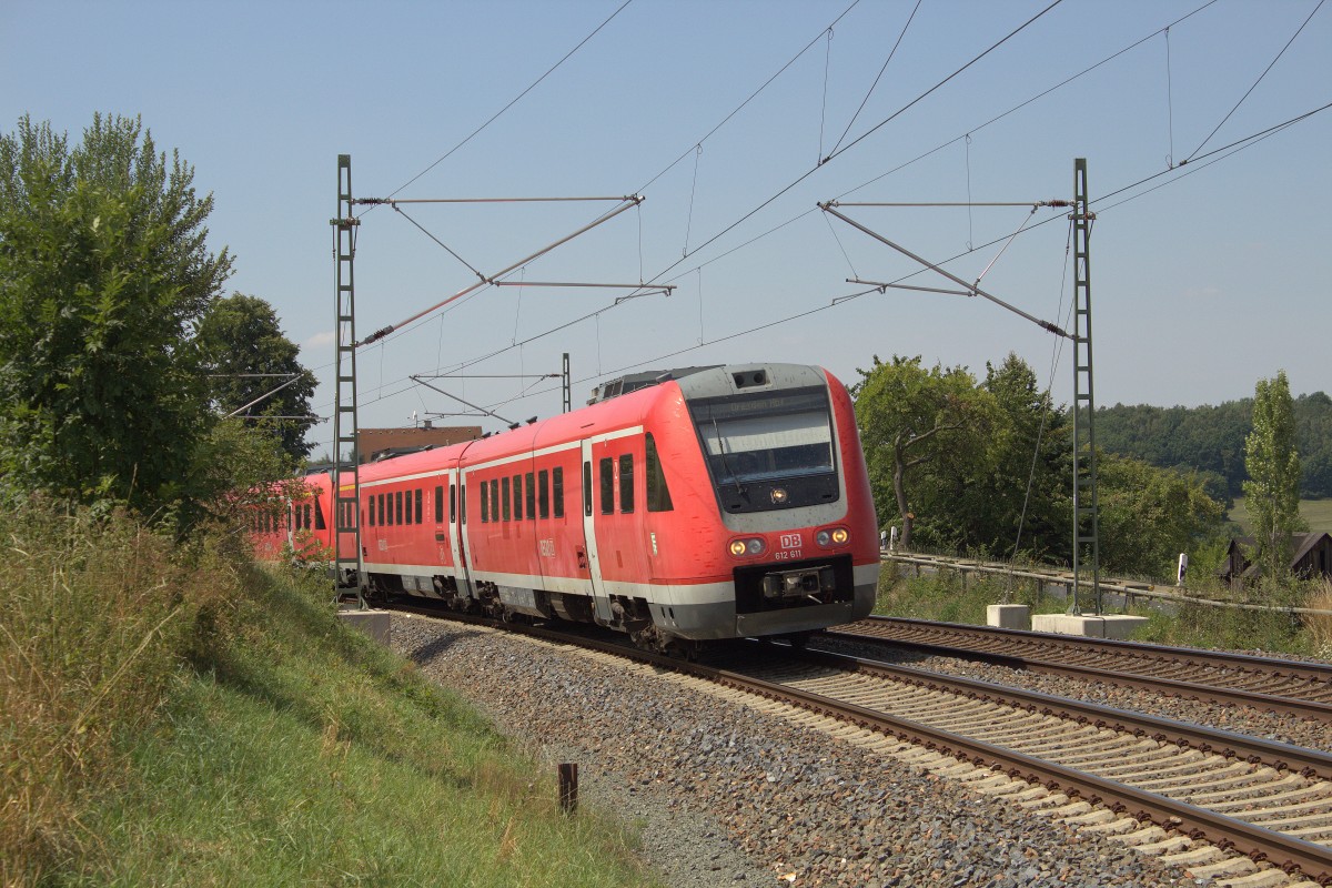 Regioswinger in Doppelterausführung als RE 3 von Hof nach Dresden. Mittags bei tollstem Sommerwetter kurz nach Ruppertsgrün. Aufnahme entstand am 02.08.2015

