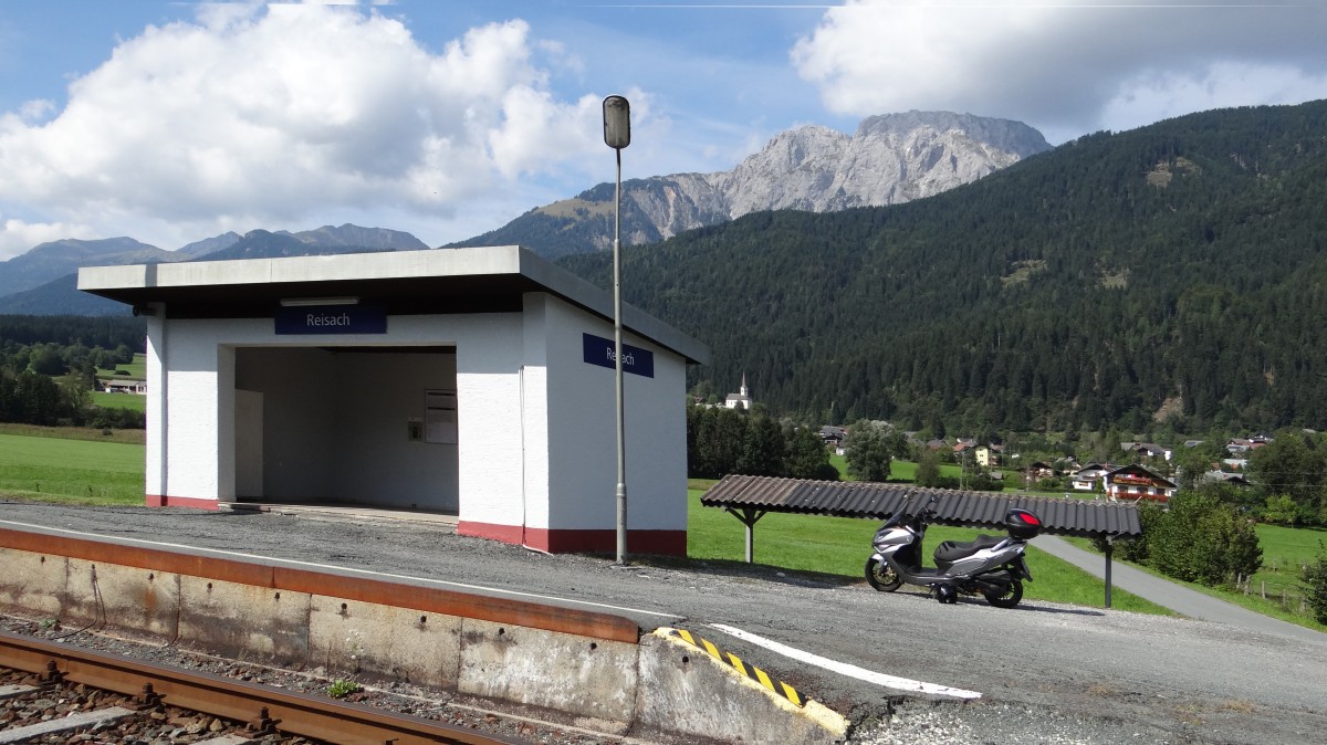Reisach, Haltestelle im km 49,020, 626 m ü.A., (2015-09-11)