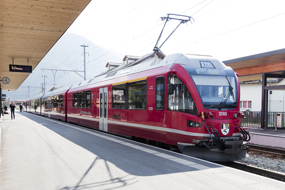 RhB, ABe 4/16, 3105, 08.10.2016 Bonaduz 



