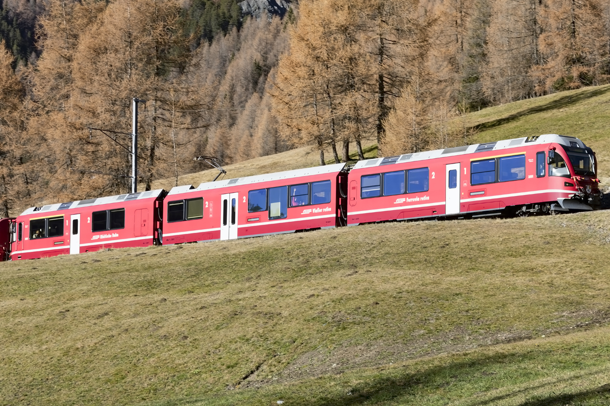 RhB, ABe 8/12, 3501, 11.11.2015 Davos



