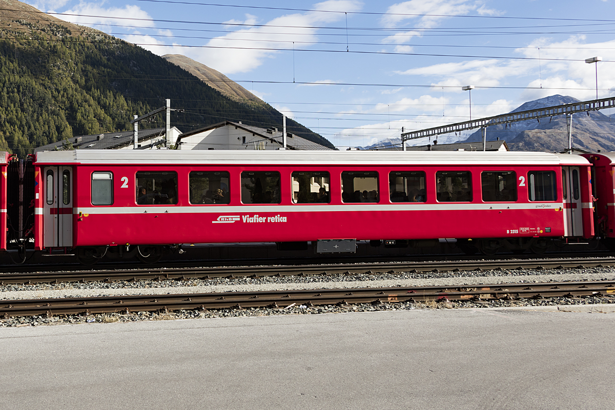 RhB, B, 2315, 08.10.2016 Samedan 



