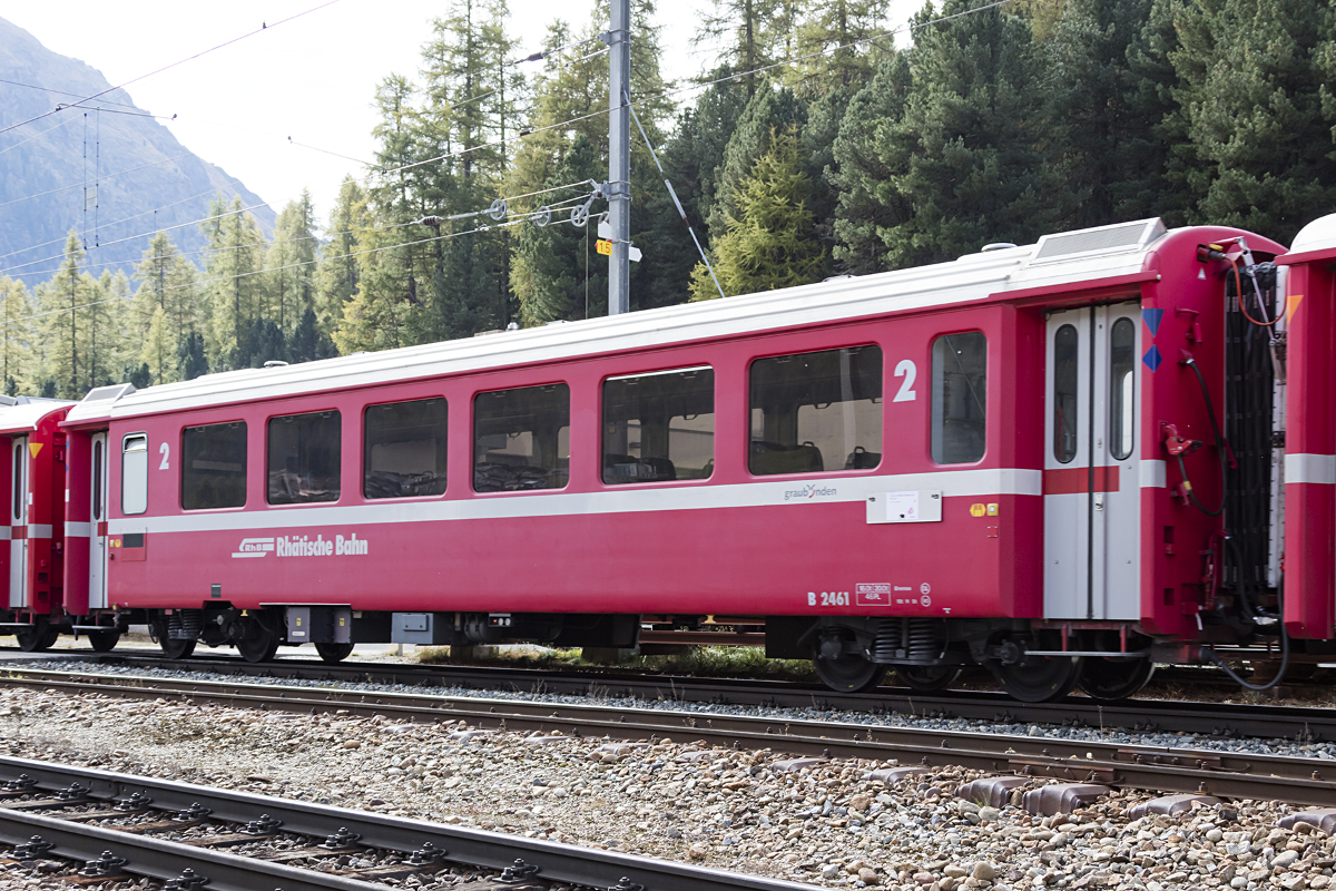 RhB, B, 2461, 08.10.2016 Pontresina 


