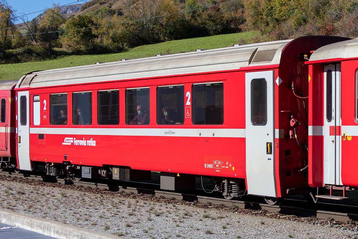 RhB, B, 2493, 17.10.2021, Scuol