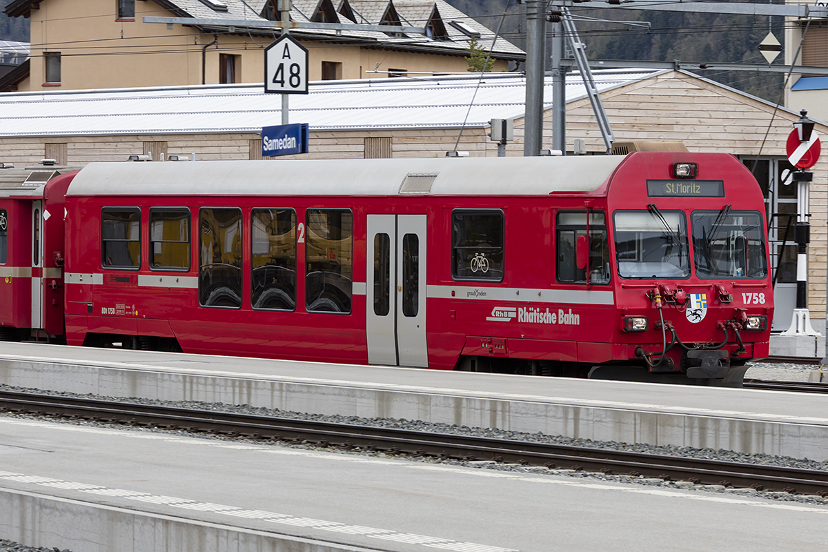 RhB, BDt, 1758, 12.05.2018, Samedan 



