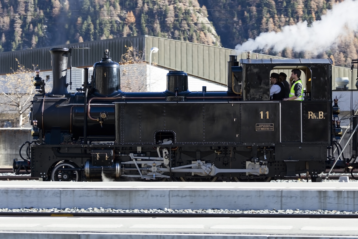 RhB, G 3/4, 11, 11.11.2015 Samedan ( Heidi )




