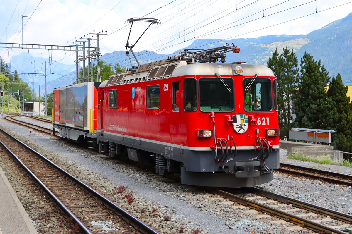 RhB Ge 4/4 II  621 am 06.07.26 in Thusis