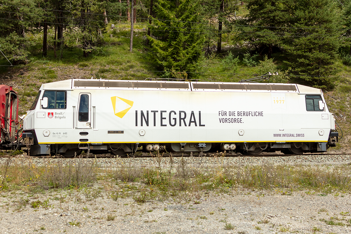RhB, Ge 4/4 III, 642, 25.08.2020, Filisur
