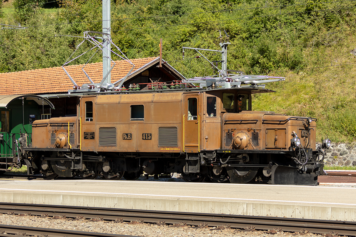 RhB, Ge 6/6I, 415, 25.08.2020, Filisur